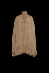 Mutedance 25 Autumn/Winter Drawstring V-Neck Shirt Hand-dyed Classic MD-MD25FW48-nude (MD25FW47)